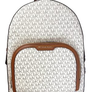Michael Kors Jaycee Logo Backpack (Vanilla)