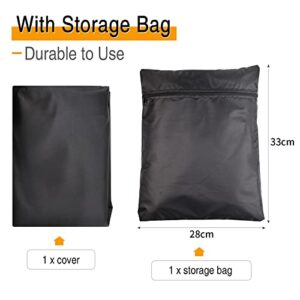 Portable Air Conditioner Cover for BLACK and DECKER, Waterproof AC Covers Indoor 420D Dust Cover Storage Bag - 19x16x30inch