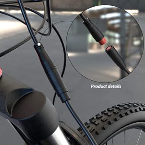 1PZ EB1-X02 Durable Waterproof 2 Wires Left & Right Electronic Brake Lever Accessories for Electric Bicycle E-Bike Scooter (1 Pair)