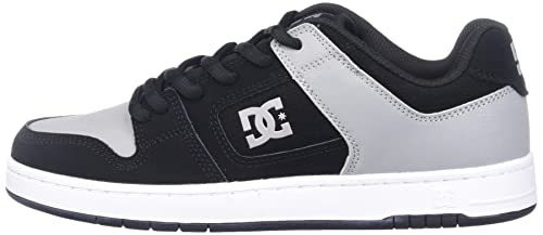 DC Men's Manteca 4 Casual Skate Shoe, Black/Grey, 11