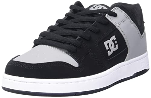 DC Men's Manteca 4 Casual Skate Shoe, Black/Grey, 11