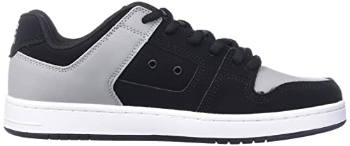 DC Men's Manteca 4 Casual Skate Shoe, Black/Grey, 11