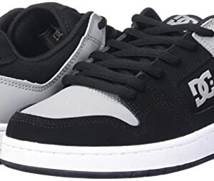 DC Men's Manteca 4 Casual Skate Shoe, Black/Grey, 11