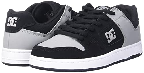 DC Men's Manteca 4 Casual Skate Shoe, Black/Grey, 11