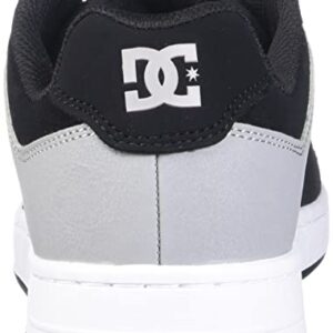 DC Men's Manteca 4 Casual Skate Shoe, Black/Grey, 11