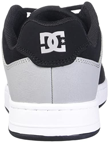 DC Men's Manteca 4 Casual Skate Shoe, Black/Grey, 11