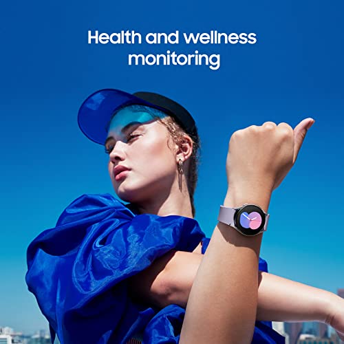 SAMSUNG Galaxy Watch 5 40mm Bluetooth Smartwatch w/Body, Health, Fitness and Sleep Tracker, Improved Battery, Sapphire Crystal Glass, Enhanced GPS Tracking, US Version, Gray