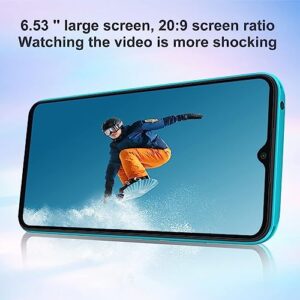 Xiaomi Redmi 9A (32GB+2GB) Factory Unlocked (Only Tmobile/Mint/Ultra USA Market) Global Dual Sim 13MP + (w/Fast Car Charger Bundle) (Sky Bluee)