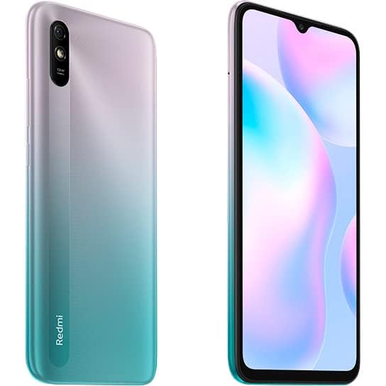 Xiaomi Redmi 9A (32GB+2GB) Factory Unlocked (Only Tmobile/Mint/Ultra USA Market) Global Dual Sim 13MP + (w/Fast Car Charger Bundle) (Sky Bluee)