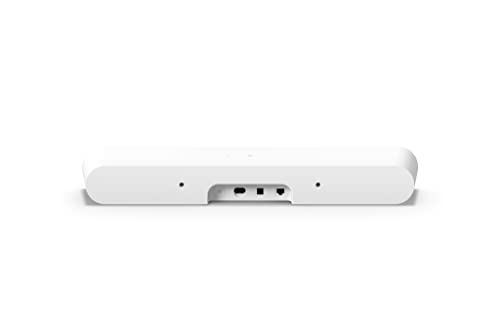 Sonos Ray Essential Soundbar, for TV, Music and Video Games - White