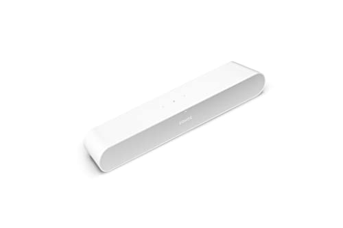 Sonos Ray Essential Soundbar, for TV, Music and Video Games - White