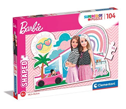 Clementoni Children's Puzzles, Barbie 104 Pieces Puzzle, 6-8 years - 27163