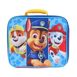 nickelodeon paw patrol lunch box for boys and girls - soft insulated lunch bag for kids