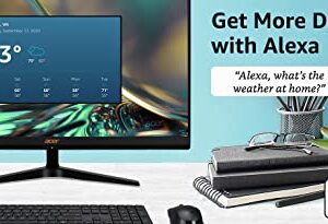 Acer Aspire C24-1700-UA91 AIO Desktop | 23.8" Full HD IPS Display | 12th Gen Intel Core i3-1215U | Intel UHD Graphics | 8GB DDR4 | 512GB NVMe M.2 SSD | Intel Wireless Wi-Fi 6 | Windows 11 Home,Black