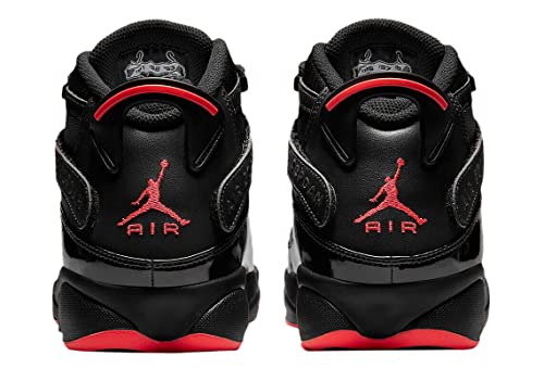 Men's Jordan 6 Rings Black/Infrared 23-Black (322992 066) - 13