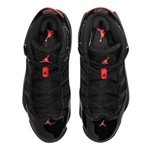 Men's Jordan 6 Rings Black/Infrared 23-Black (322992 066) - 9.5