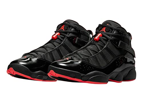 Men's Jordan 6 Rings Black/Infrared 23-Black (322992 066) - 9.5