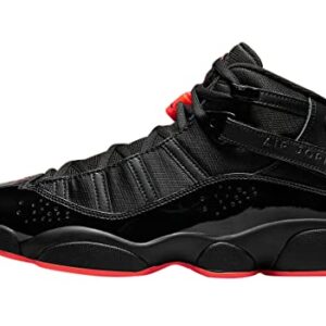 Jordan Men's 6 Rings Black/Infrared 23-Black (322992 066) - 10.5