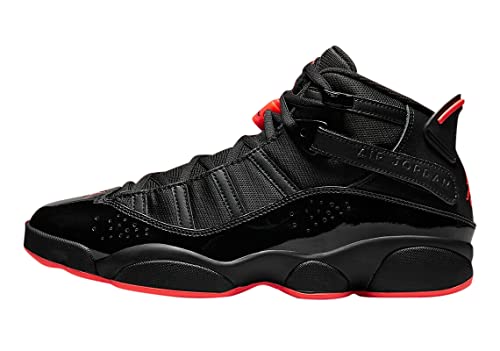 Jordan Men's 6 Rings Black/Infrared 23-Black (322992 066) - 10.5