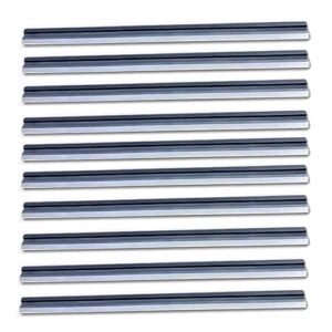 foxbc 3-1/4 inch planer blades, 10 pack 82mm planer blades knives replacement for bosch, makita, dewalt, wen 6530, ryobi, craftsman and more 3-1/4 hand portable planers (hss)