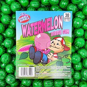 SweetGourmet Watermelon Gum Balls | 1 inch Bubble Gum | 1.5 Pound