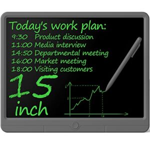 lcd writing tablet 15 inch,kids drawing tablet doodle board drawing pad for adults & kids, electronic writing board, educational toys gifts for kids and adults at home,school and office