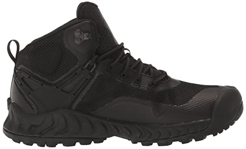 KEEN Men's NXIS Evo Mid Height Waterproof Hiking Boots, Triple Black, 11.5