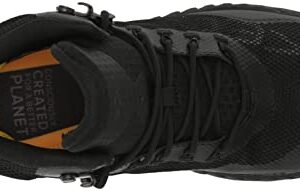 KEEN Men's NXIS Evo Mid Height Waterproof Hiking Boots, Triple Black, 11.5