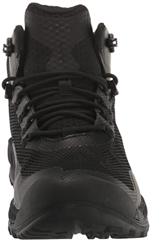 KEEN Men's NXIS Evo Mid Height Waterproof Hiking Boots, Triple Black, 11.5