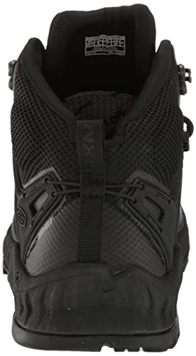 KEEN Men's NXIS Evo Mid Height Waterproof Hiking Boots, Triple Black, 11.5