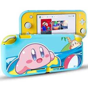 xcitifun designed for nintendo switch lite case switch lite tpu cases for girls boys kids cute kawaii protective shell compatible with nintendo switch lite controller carrying cover - character 2