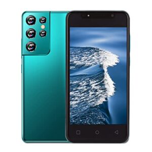 s21 ultra 5.0 inch hd display smartphone, support face recognition, dual card dual standby, 48mp camera, 1gb ram and 4gb rom, 4900mah capacity battery(green)