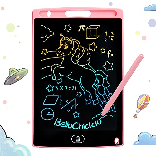 BELLOCHIDDO LCD Writing Tablet for Kids, Toddler Educational Toys Drawing Tablet 8.5 Inch Doodle Board, Magic Led Pad, Road Trip Essentials Kids, Travel Toys for 3 4 5 6 7 8 Year Old Boys Girls