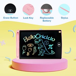 BELLOCHIDDO LCD Writing Tablet for Kids, Toddler Educational Toys Drawing Tablet 8.5 Inch Doodle Board, Magic Led Pad, Road Trip Essentials Kids, Travel Toys for 3 4 5 6 7 8 Year Old Boys Girls