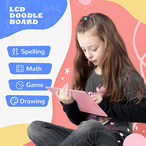 BELLOCHIDDO LCD Writing Tablet for Kids, Toddler Educational Toys Drawing Tablet 8.5 Inch Doodle Board, Magic Led Pad, Road Trip Essentials Kids, Travel Toys for 3 4 5 6 7 8 Year Old Boys Girls