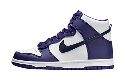 Nike Youth Dunk High GS DH9751 100 Electro Purple Midnght Navy - Size 4.5Y