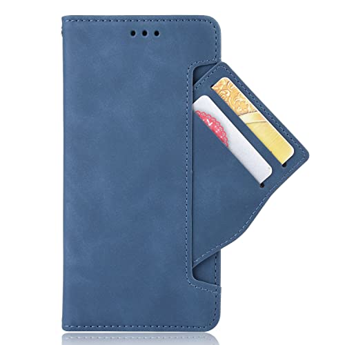 Card Slot Case for Oppo Reno 6 Pro+ /Plus 5G Stand Flip Case Cover for Oppo Reno 6 Pro+ /Plus 5G Retro Magnetic Phone Shell Wallet Phone case with Card Slots