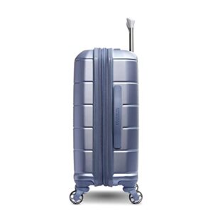 American Tourister Stratum 2.0 Expandable Hardside Luggage with Spinner Wheels, Slate Blue, Carry-on