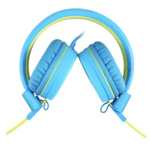 Nenos Children Headphones Kids Headphones Children's Headphones Over Ear Headphones Kids Computer Volume Limited Headphones for Kids (Yellow)