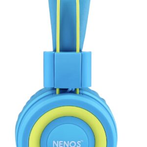 Nenos Children Headphones Kids Headphones Children's Headphones Over Ear Headphones Kids Computer Volume Limited Headphones for Kids (Yellow)