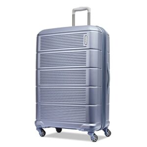american tourister stratum 2.0 expandable hardside luggage with spinner wheels, 28" spinner, slate blue