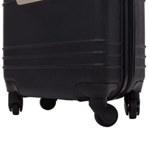 Travelers Club 20" Richmond Spinner Carry-On Luggage, Black, 20 Inch