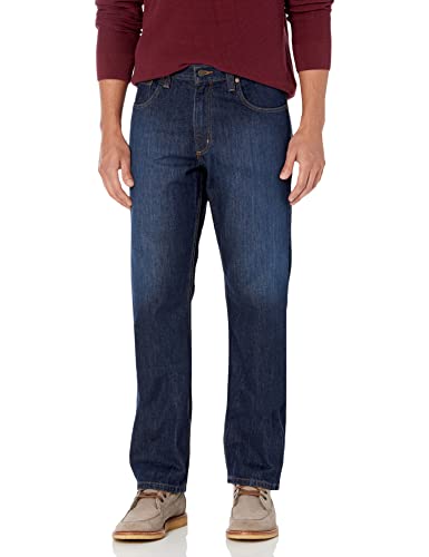 Carhartt Men's Relaxed Fit 5-Pocket Jean, Deep Creek, 34 x 32