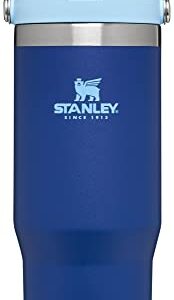 Stanley IceFlow Stainless Steel Tumbler with Straw - Vacuum Insulated Water Bottle for Home, Office or Car - Reusable Cup with Straw Leakproof Flip - Cold for 12 Hours or Iced for 2 Days (Lapis)