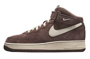 nike mens air force 1 mid '07 qs dm0107 200 - size 10.5 chocolate/cream