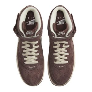 Nike Mens AIR Force 1 MID '07 QS DM0107 200 - Size 10.5 Chocolate/Cream