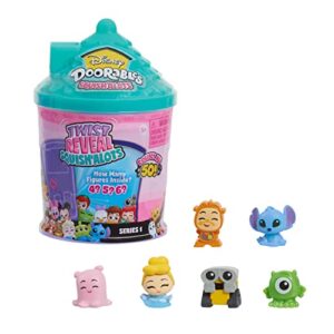 disney doorables squish’alots series 1, collectible blind bag figures in capsule, officially licensed kids toys for ages 5 up by just play