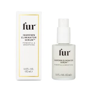 fur ingrown eliminator serum: post hair removal care and ingrown hair treatment - 1.1 fl oz