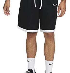 Nike Elite Stripe Basketball Short (Medium, Black/White/White)