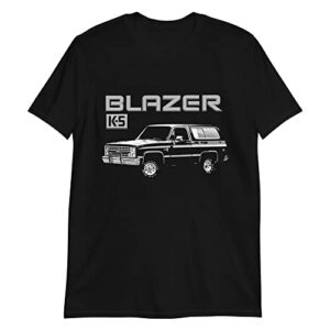 1988 chevy k5 blazer vintage 80s truck short-sleeve unisex t-shirt black